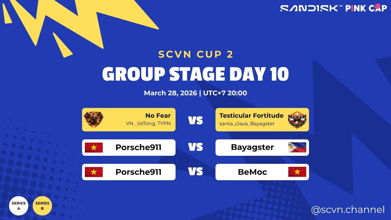 SCVN CUP 2 - DAY 10 | Group Stage