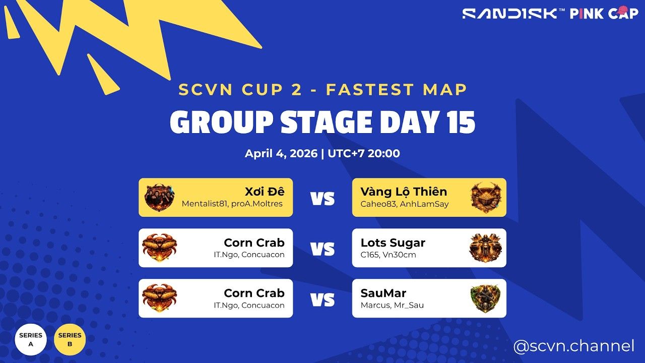 SCVN CUP 2 - DAY 15 | Group Stage