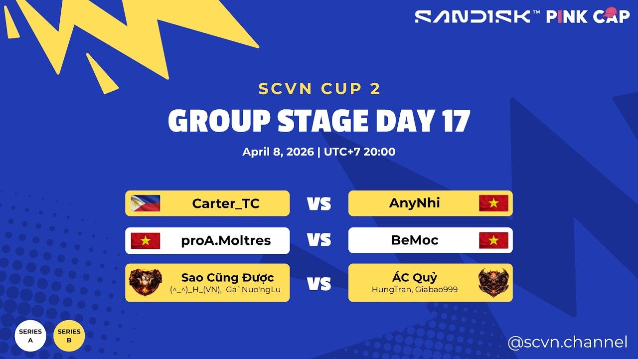 SCVN CUP 2 - DAY 17 | Group Stage