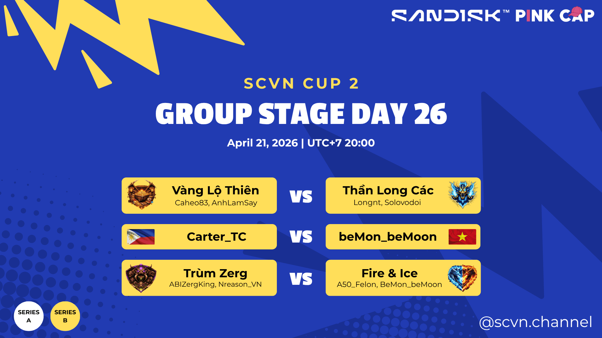 SCVN CUP 2 - DAY 26 | Group Stage