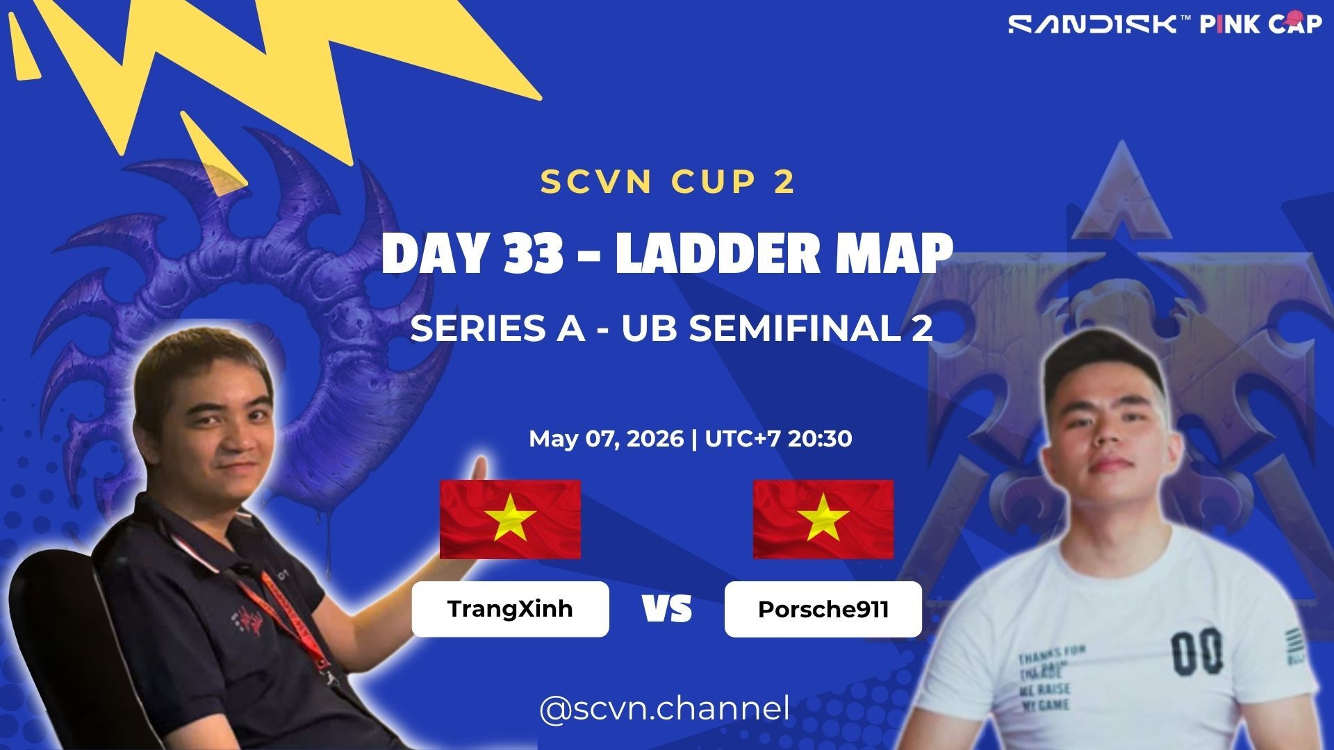 SCVN CUP 2 - DAY 33 | TrangXinh (Z) vs Porsche911 (T) | Series B - Upper Bracket Semifinal 2