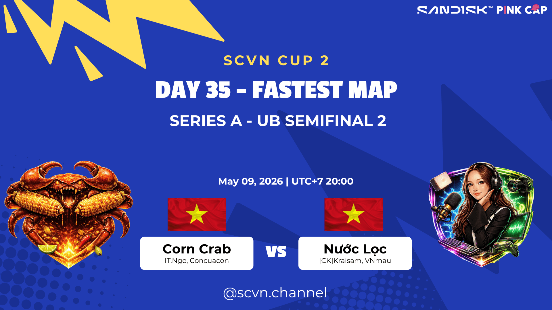 SCVN CUP 2 - DAY 35 | Corn Crab vs Nước Lọc | Series A - Upper Bracket Semifinal 2