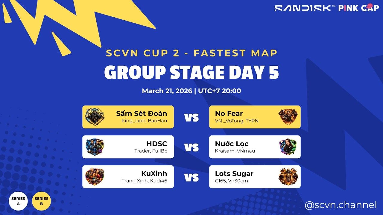 SCVN CUP 2 - DAY 5 | Group Stage