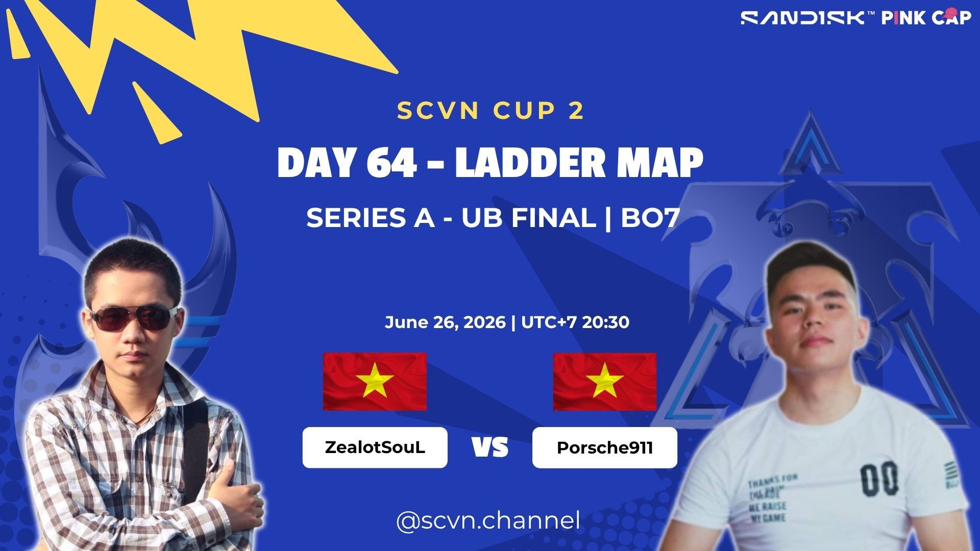 SCVN CUP 2 - DAY 64 | ZealotSouL vs Porsche911 | Ladder Map Series A – UB Final (BO7)