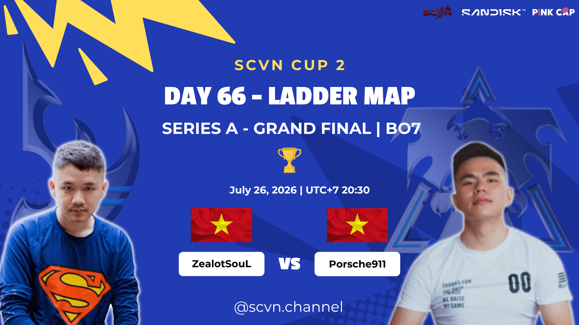 SCVN CUP 2 - DAY 66 | ZealotSouL vs Porsche911 | Ladder Map Series A – Grand Final (BO7)
